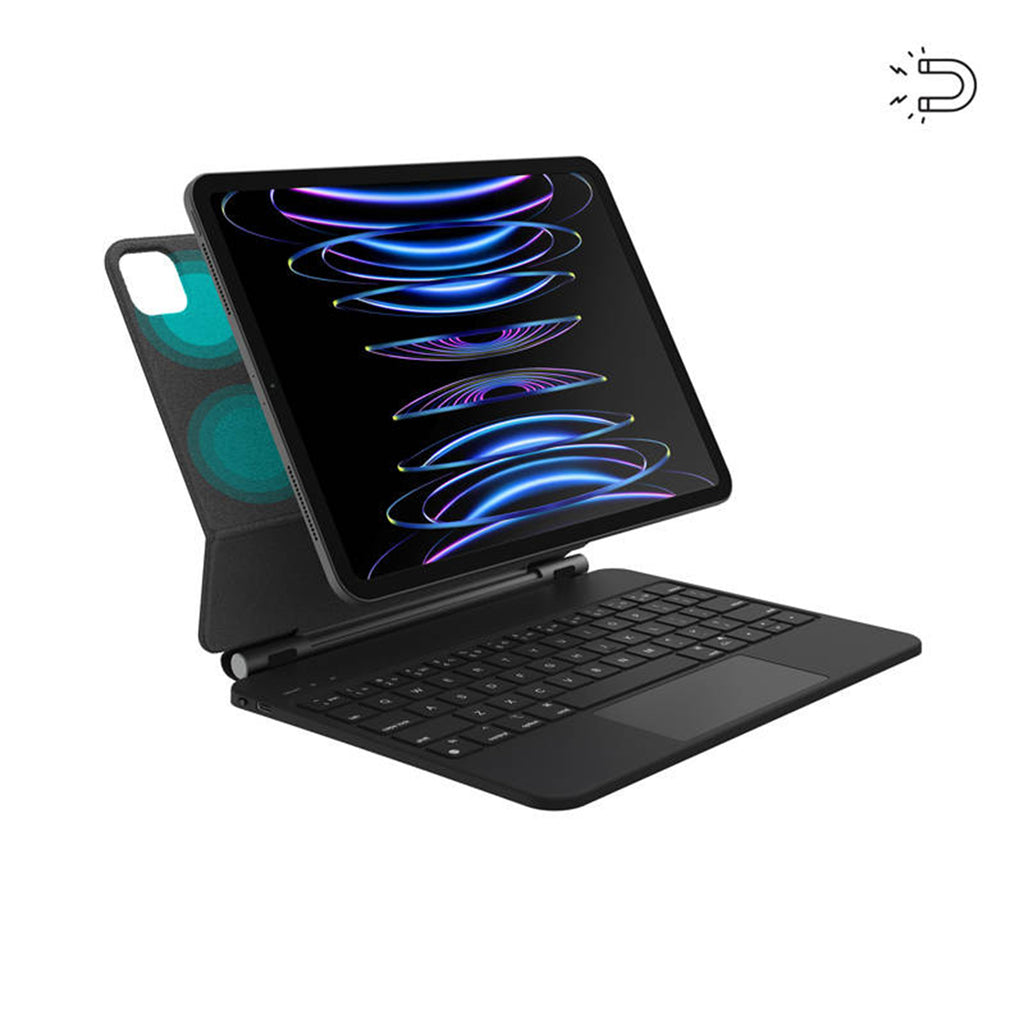 JCPAL FolioKeys Pro Slim Keyboard Case with Trackpad for iPad Pro 13-inch