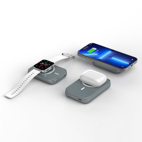 BranLux 10000 mAh Wireless Power Bank W48 (3 Devices Support)