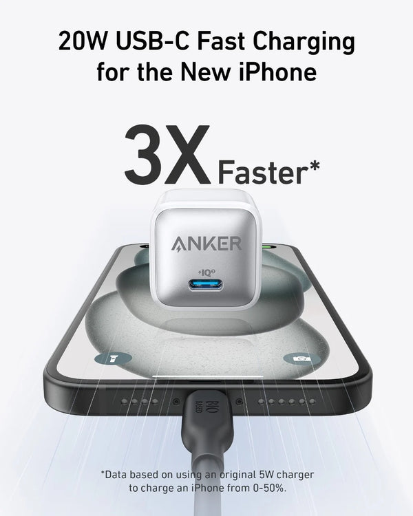 Anker 20W Power Port III Nano - White