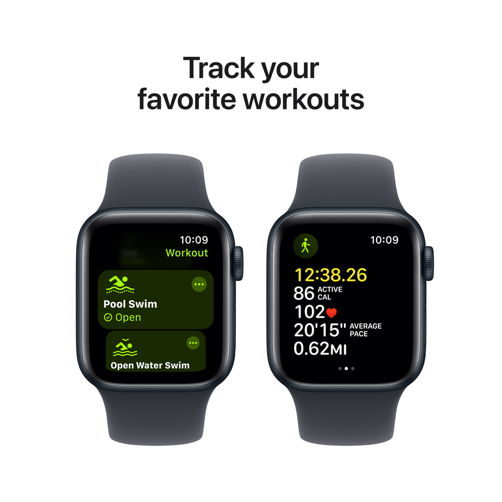 Apple Watch SE 2024 Aluminum Case with Sport Band mDrive Apple Authorised Reseller