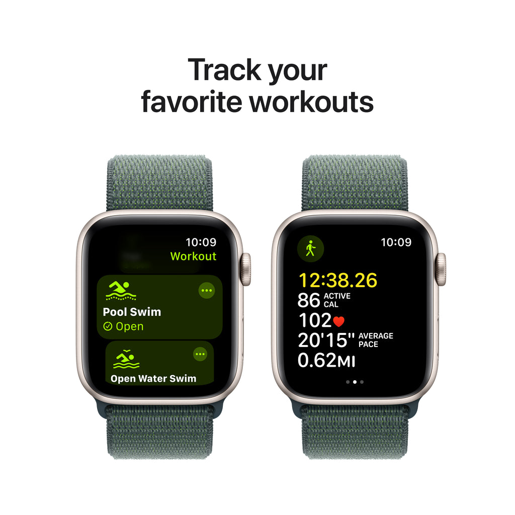 Apple Watch SE 2024 Aluminum Case with Sport Loop mDrive Apple Authorised Reseller