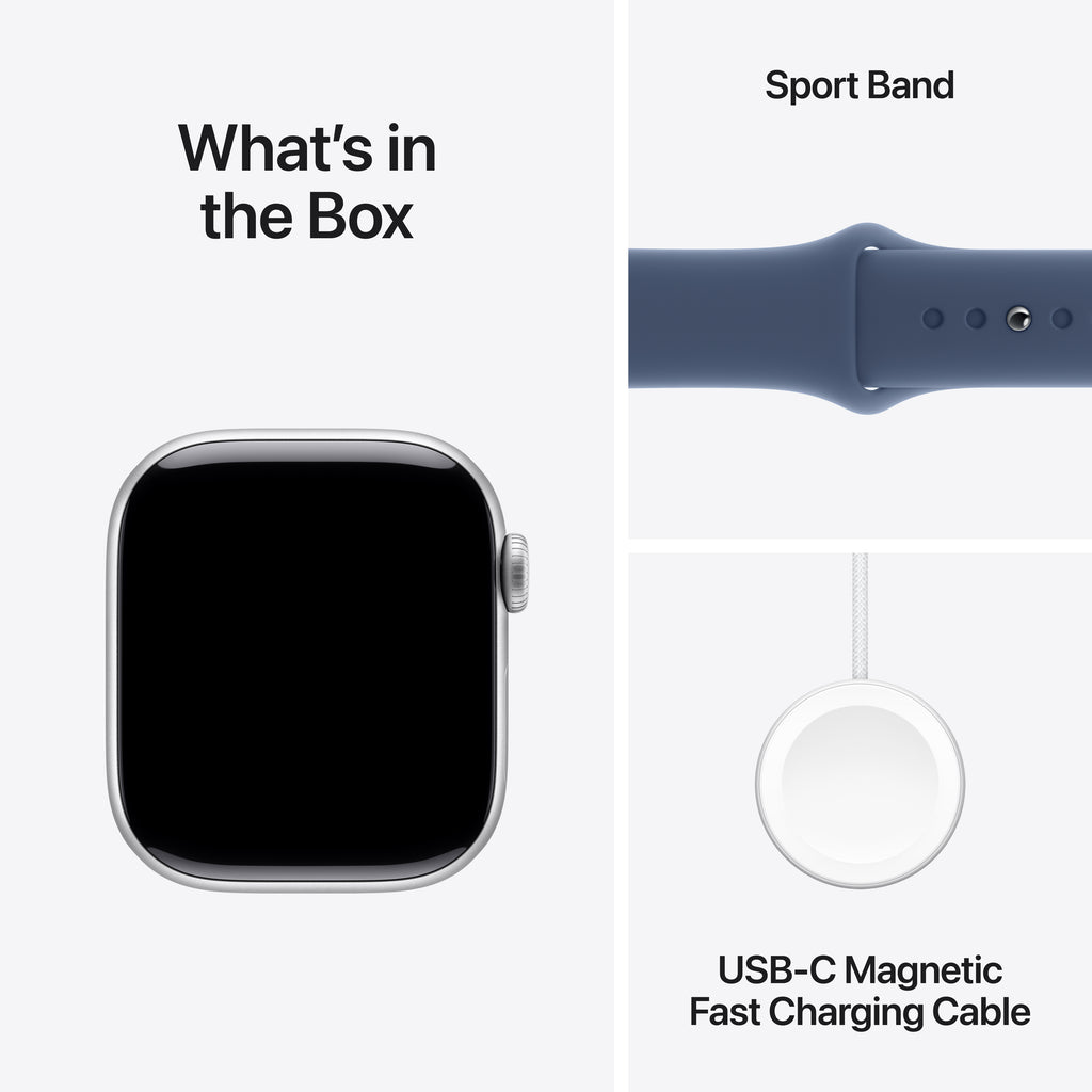 Apple Watch Series 10 Aluminium Case with Sport Band mDrive Apple Authorised Reseller