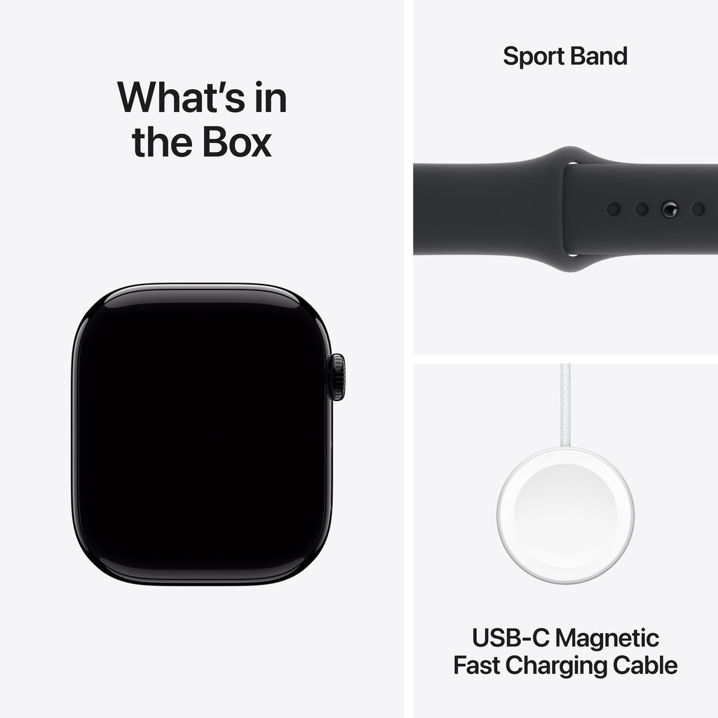 Apple Watch Series 10 Aluminium Case with Sport Band mDrive Apple Authorised Reseller