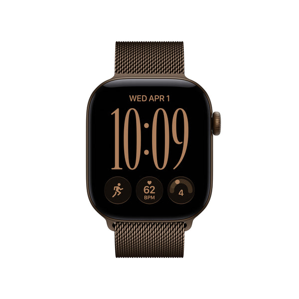 Apple Watch Series 12 GPS, Aluminium Case with Milanese Loop