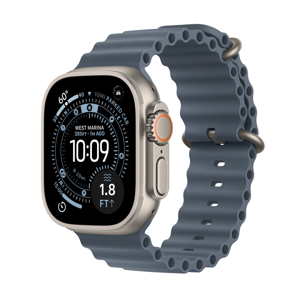 Apple Watch Ultra 3 GPS + Cellular, Titanium Case with Ocean Band