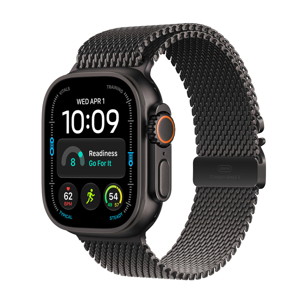 Apple Watch Ultra 4 GPS + Cellular, Titanium Case with Titanium Milanese Loop