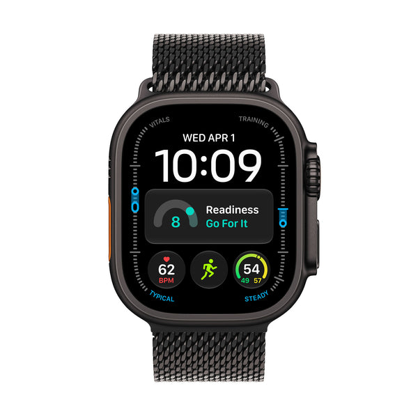 Apple Watch Ultra 4 GPS + Cellular, Titanium Case with Titanium Milanese Loop