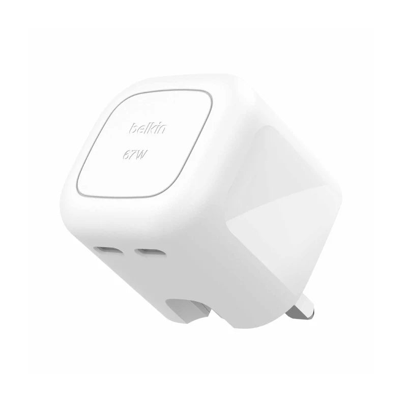 belkin Boost Charge Pro Dual USB-C GaN Wall Charger (67W)