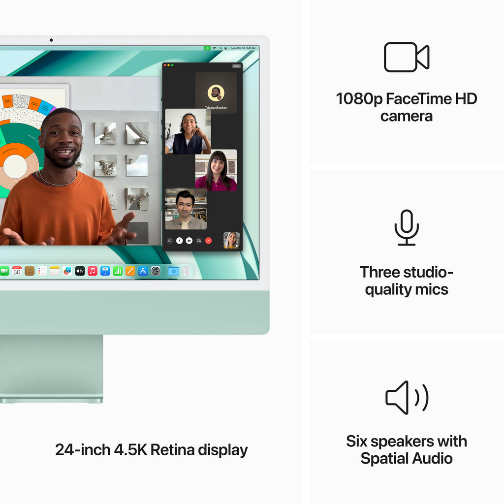 Macデスクトップ iMac (24-inch, M3, 2023, Two ports) iMac 24-inch (M3, Two ports, 2023) – mDrive Apple Authorised