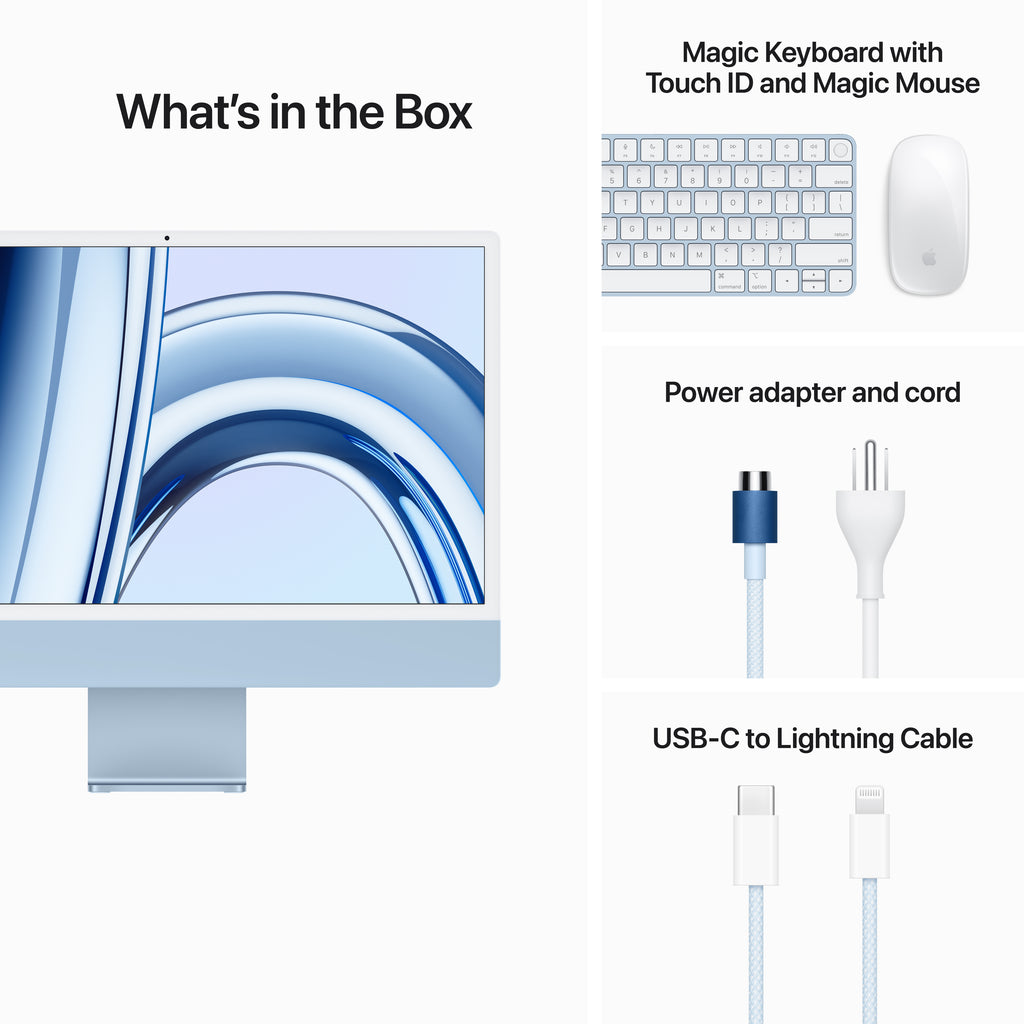 iMac 24-inch (M3, Four ports, 2023) – mDrive Apple