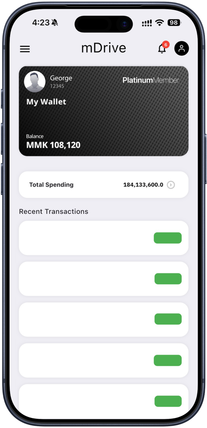 mDrive Wallet App