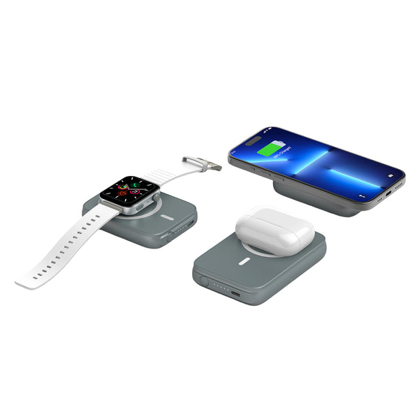 BranLux 10000 mAh Wireless Power Bank W48 (3 Devices Support)